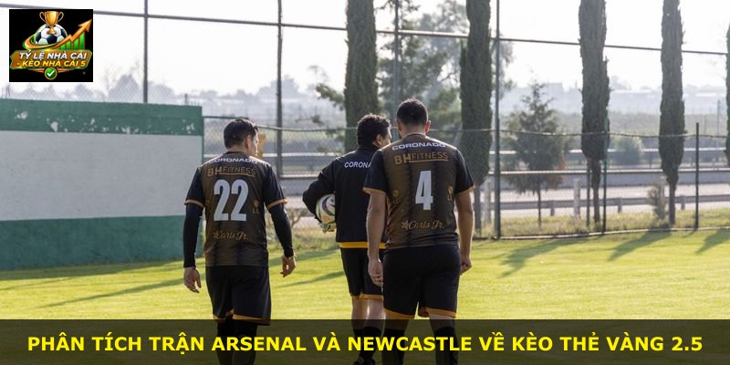 Phân tích trận Arsenal và Newcastle về kèo thẻ vàng 2.5