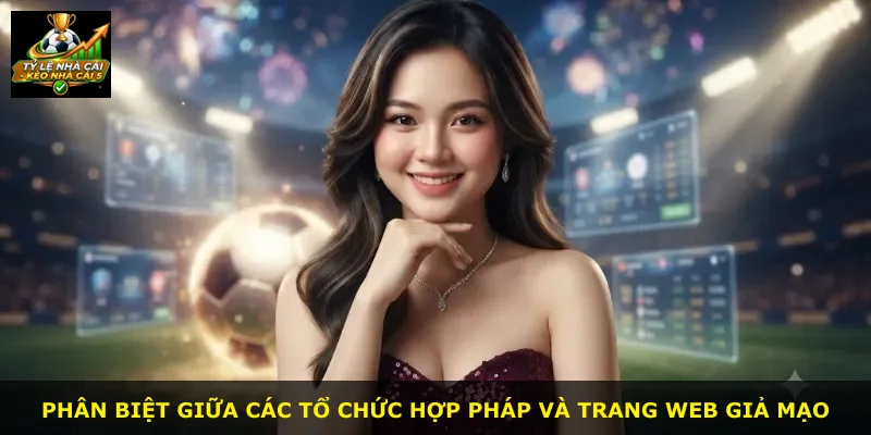 Phân biệt giữa các tổ chức hợp pháp và trang web giả mạo
